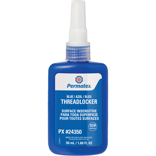 Adh&eacute;sif frein-filet pour toute surface, Bleu, &eacute;lev&eacute;, 50 ml, Bouteille PB Rental Co. Ltd.