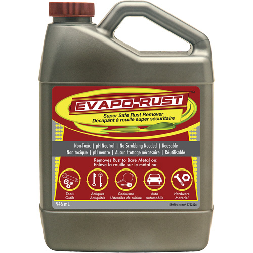 Agent antirouille super s&eacute;curitaire Evapo-Rust, Cruche PB Rental Co. Ltd.