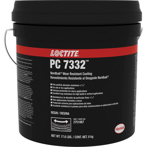 Rev&ecirc;tement de protection contre lusure 7332 Nordbak, Gris, 10 kg, Seau PB Rental Co. Ltd.
