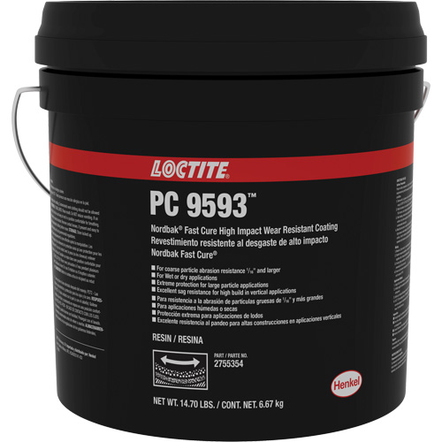Rev&ecirc;tement de protection contre lusure 9593 Nordbak, Bleu, 10 kg, Seau PB Rental Co. Ltd.