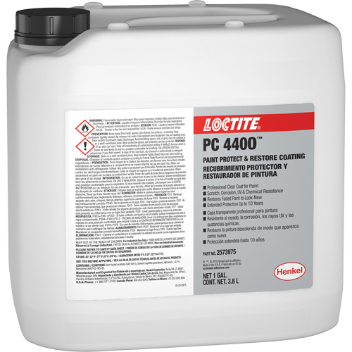 PC 4400 Paint Protect & Restore Coating, 3.8 L, Jug, Clear PB Rental Co. Ltd.