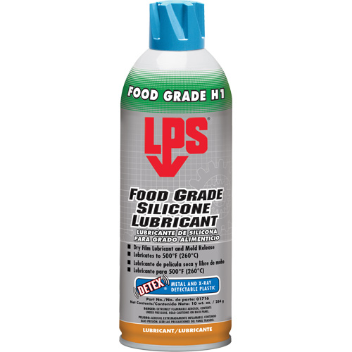 Lubrifiant au silicone de qualit&eacute; alimentaire Detex, Canette a&eacute;rosol PB Rental Co. Ltd.