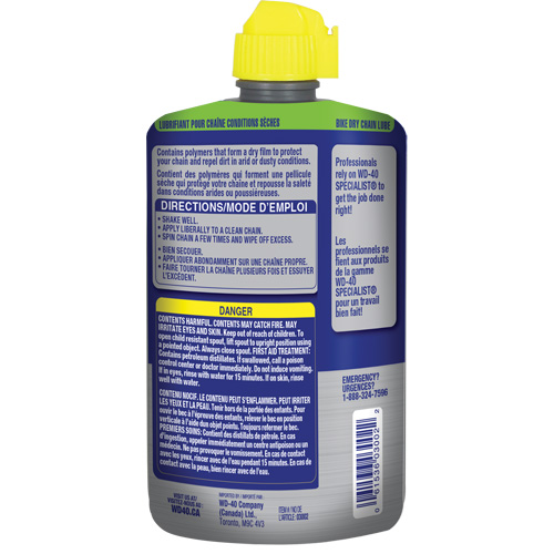 Lubrifiant sec pour chaîne de v&eacute;lo, Bouteille PB Rental Co. Ltd.