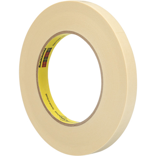 Scotch&reg; High-Performance Masking Tape 232, 12 mm (1/2") x 55 m (180'), Tan PB Rental Co. Ltd.