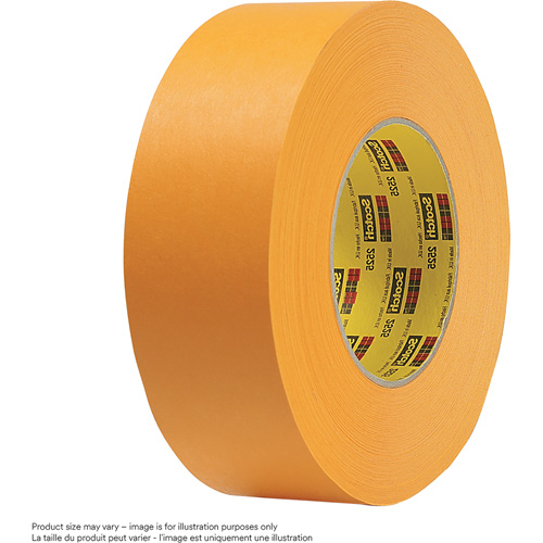 Performance Flatback Tape 2525, 72 mm (3") x 55 m (180'), Yellow PB Rental Co. Ltd.