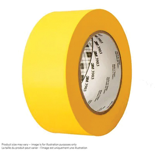 3903 Vinyl Duct Tape, 76 mm (3") W x 45.75 m (150') L, 6.5 mils, Yellow PB Rental Co. Ltd.