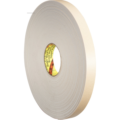 Double-Coated Foam Tape, 33 m (108') L x 25.4 mm (1") W, 62 mils, Polyethylene PB Rental Co. Ltd.