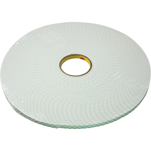 Ruban double face en mousse d'ur&eacute;thane, 16,5 m (54') lo x 25,4 mm (1") la, 25 mils, Ur&eacute;thane PB Rental Co. Ltd.
