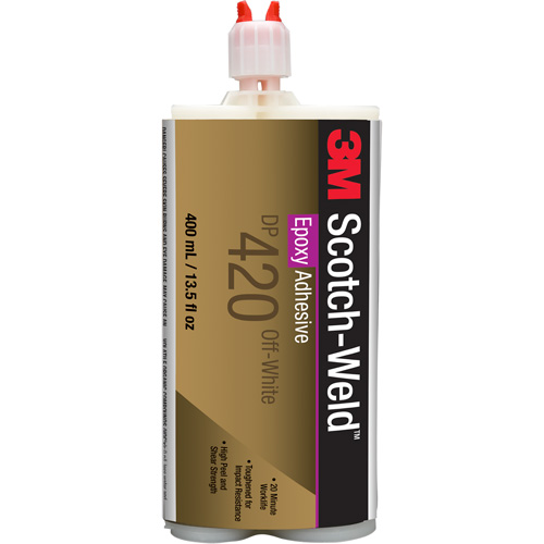Adh&eacute;sif Scotch-Weld, 400 ml, Cartouche, Deux composants, Blanc cass&eacute; PB Rental Co. Ltd.