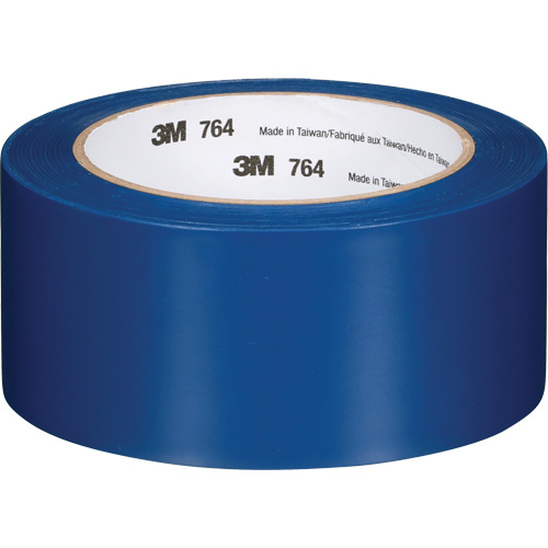 Ruban en vinyle pour travaux g&eacute;n&eacute;raux 764, 50,8 mm (2") la x 32,9 m (108') lo, 5 mils, Bleu PB Rental Co. Ltd.