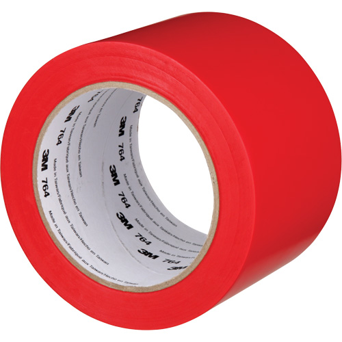 764 General-Purpose Vinyl Tape, 76 mm (3") W x 32.9 m (108') L, 5 mils, Red PB Rental Co. Ltd.