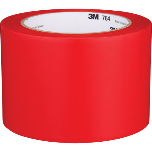 764 General-Purpose Vinyl Tape, 76 mm (3") W x 32.9 m (108') L, 5 mils, Red PB Rental Co. Ltd.