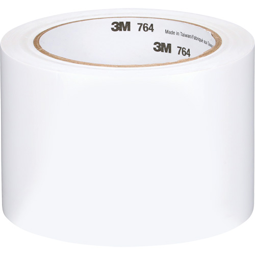 764 General-Purpose Vinyl Tape, 76 mm (3") W x 32.9 m (108') L, 5 mils, White PB Rental Co. Ltd.