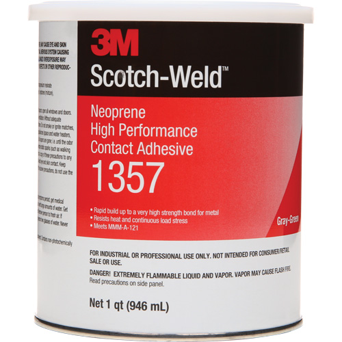 Neoprene High-Performance Contact Adhesive, Can, 32 fl. oz., Grey PB Rental Co. Ltd.