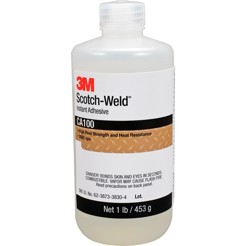 Scotch-Weld Instant Adhesive CA100, Off-White, Bottle, 1 lbs. PB Rental Co. Ltd.