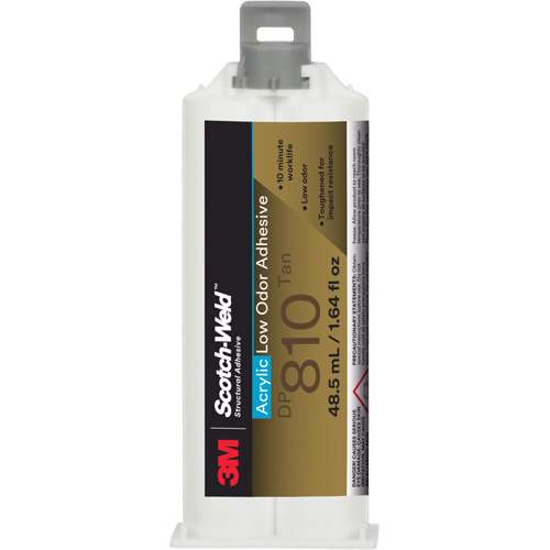 Scotch-Weld Low-Odor Acrylic Adhesive, Two-Part, Cartridge, 1.64 fl. oz., Off-White PB Rental Co. Ltd.