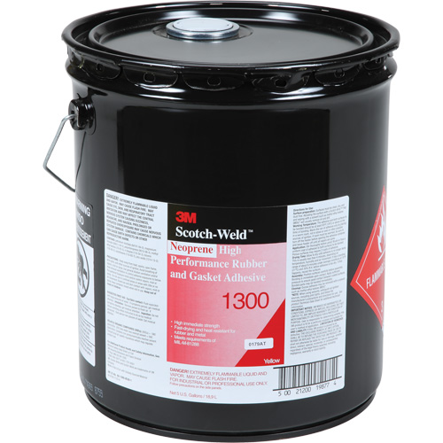 High-Performance Rubber & Gasket Adhesive, Pail, Yellow PB Rental Co. Ltd.
