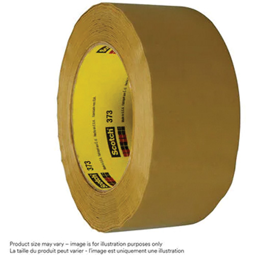 Scotch&reg; Box Sealing Tape 373, Hot Melt Adhesive, 2.5 mils, 48 mm (2") x 100 m (328') PB Rental Co. Ltd.