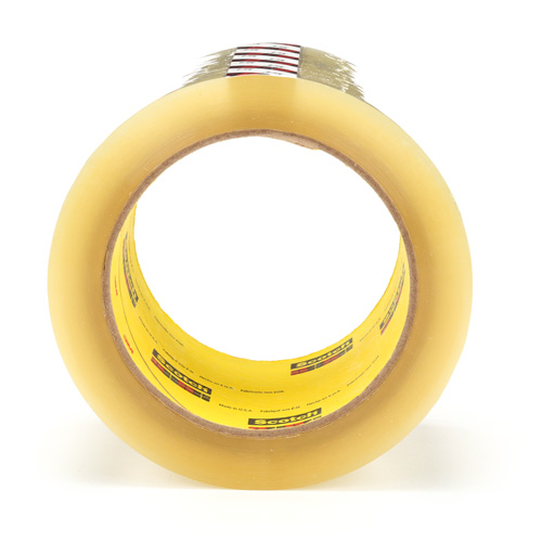 Scotch&reg; Box Sealing Tape 375, Hot Melt Adhesive, 3.1 mils, 72 mm (3") x 50 m (164') PB Rental Co. Ltd.