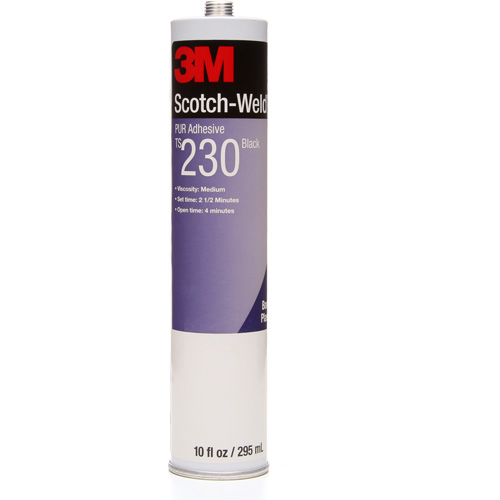 Scotch-Weld PUR Adhesive, 10 oz., Cartridge, Black PB Rental Co. Ltd.