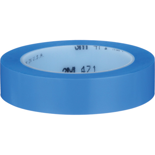 Ruban en vinyle 471, 25,4 mm (1") la x 32,9 m (108') lo, 5,3 mils, Bleu PB Rental Co. Ltd.