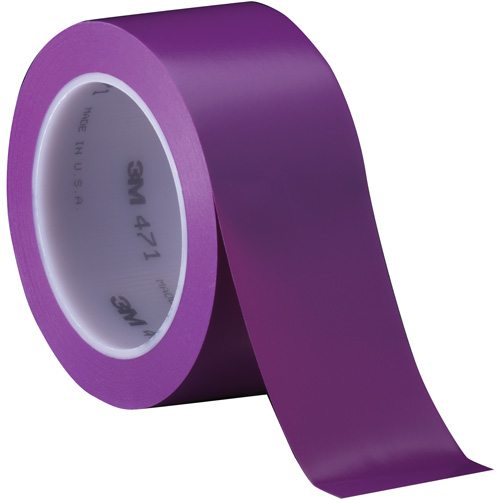 Ruban en vinyle 471, 50,8 mm (2") la x 32,9 m (108') lo, 5,2 mils, Mauve PB Rental Co. Ltd.