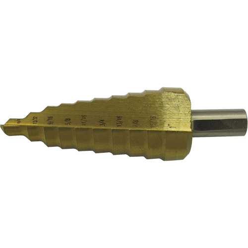 Foret &eacute;tag&eacute; &agrave; 10 &eacute;tages de qualit&eacute; sup&eacute;rieure Jet-Kut, 1/4" - 1", Incr&eacute;ments de 1/32", Acier rapide PB Rental Co. Ltd.