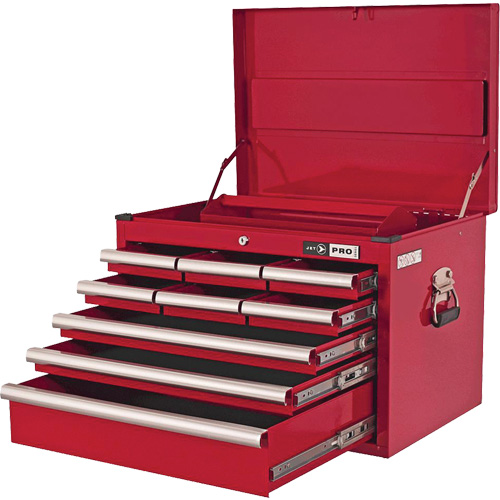 PMC2709 Pro Series Mechanic's Chest, 26" W, 9 Drawers, Red PB Rental Co. Ltd.