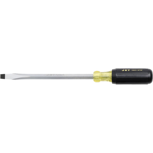 JKSS-8 Tournevis &agrave; fente, Tige de 3/8", Carr&eacute;e, 8" lo, Prise en Coussin&eacute;e PB Rental Co. Ltd.