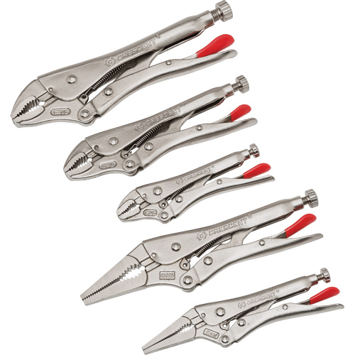 5-Piece Curved & Long Nose Locking Plier Set, 14-1/2" L PB Rental Co. Ltd.