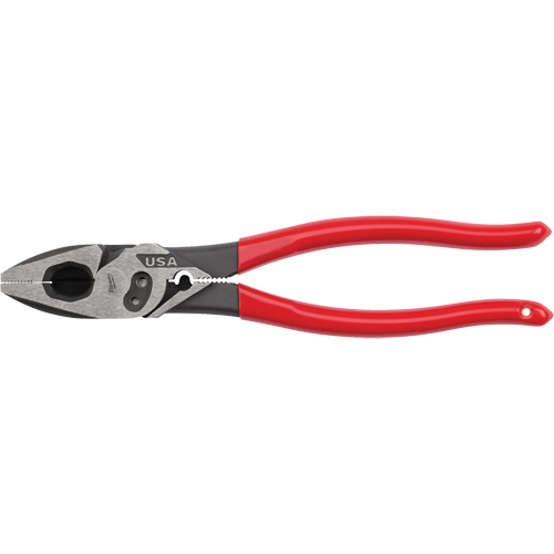 Pince &agrave; poign&eacute;es tremp&eacute;es pour monteurs de lignes avec pince &agrave; sertir et coupe-boulons PB Rental Co. Ltd.