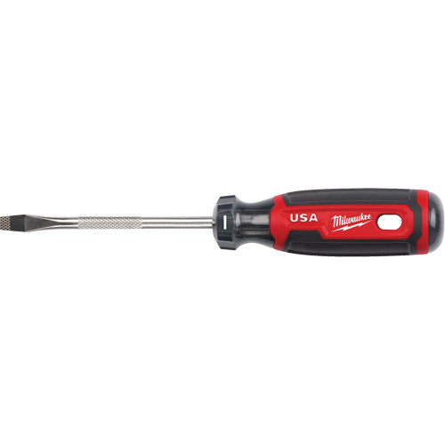 Tournevis &agrave; fente, Tige de 1/4", Ronde, 211 mm lo, Prise en Coussin&eacute;e PB Rental Co. Ltd.