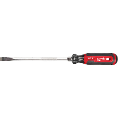 Tournevis &agrave; fente, Tige de 3/8", Ronde, 330 mm lo, Prise en Coussin&eacute;e PB Rental Co. Ltd.