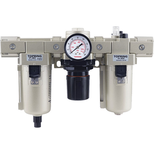 Filter, Regulator, Lubricator with Metal Bowl, 1/2" NPT, 150 PSI PB Rental Co. Ltd.