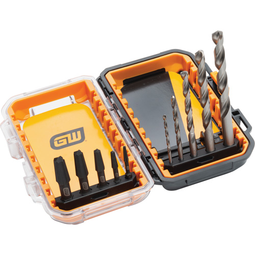 Jeu d'extracteurs de vis Bolt Biter, Acier alli&eacute;, 10 Morceaux PB Rental Co. Ltd.