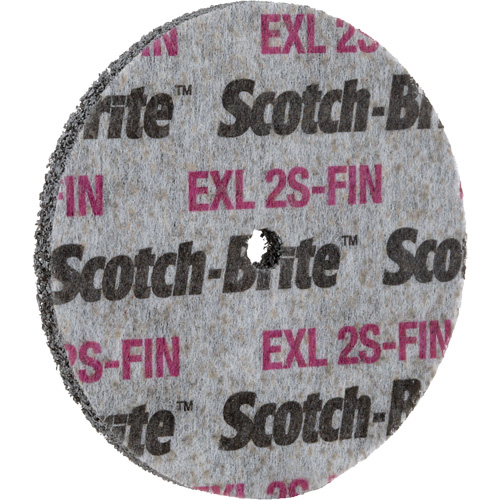Meule homog&egrave;ne Scotch-Brite EXL, 3" x 1/2", Arbre de 1/4" PB Rental Co. Ltd.