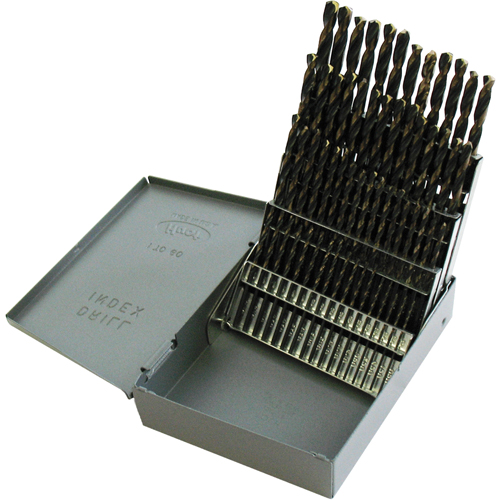 Jobber Length Drill Set, 60 Pieces, High Speed Steel PB Rental Co. Ltd.