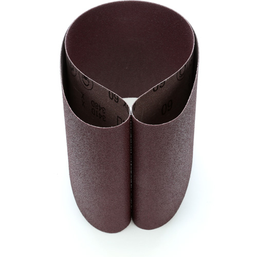 Courroie en textile 241D, 6" la x 48" lo, Oxyde d'aluminium, Grain 60 PB Rental Co. Ltd.