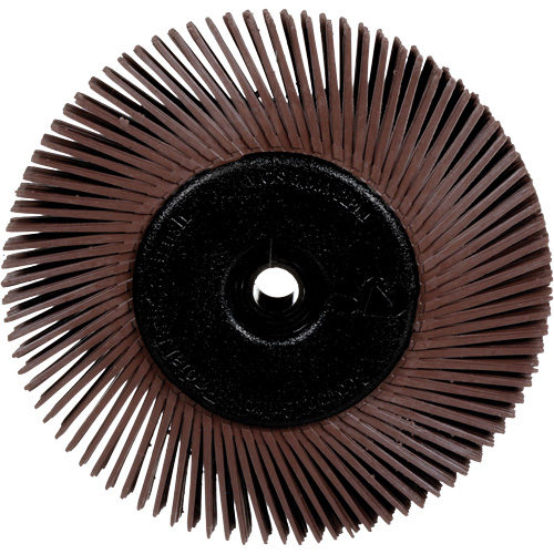 Radial Bristle Brushes for Bench Grinders, 36X Grit, 6" Dia. PB Rental Co. Ltd.