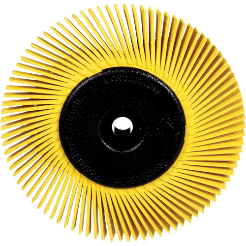 Brosses radiales bristle pour meuleuses d'&eacute;tabli, Grain 80X, 6" dia. PB Rental Co. Ltd.