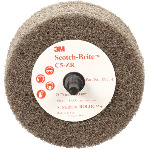 Scotch-Brite Cut & Polish Disc, 75 mm x 30 mm, 20 mm Arbor, Aluminum Oxide, 7500 RPM PB Rental Co. Ltd.