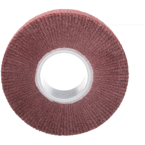 Brosse &agrave; lamelle de finition Scotch-Brite, Oxyde d'aluminium, Grain Tr&egrave;s fin, 8" x 2" x 3" PB Rental Co. Ltd.