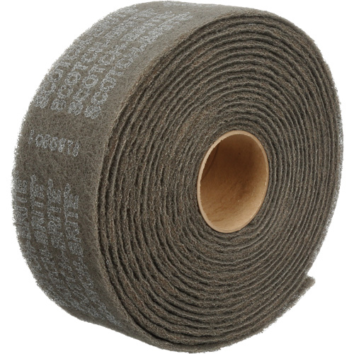 Ruban de nettoyage et de finition Scotch-Brite, Tr&egrave;s fin, 4" la x 30' lo PB Rental Co. Ltd.