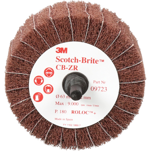 Disque combin&eacute; Scotch-Brite, 2-1/2" dia., Grain 180, Oxyde d'aluminium PB Rental Co. Ltd.