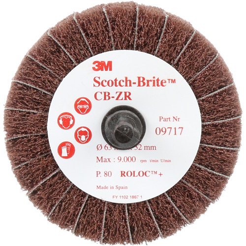 Disque combin&eacute; Scotch-Brite, 2-1/2" dia., Grain 80, Oxyde d'aluminium PB Rental Co. Ltd.