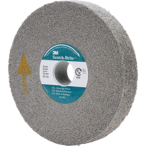 Scotch-Brite EXL Deburring Wheel, 6" x 1/2", 1" Arbor PB Rental Co. Ltd.