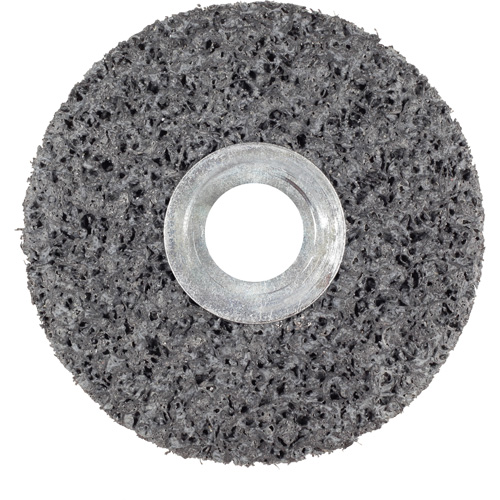 Roue unitaris&eacute; CS-UW Clean & Strip Scotch-Brite, 6" x 1", Arbre de 5/8", Grain de Extra grossier, Carbure de silicium PB Rental Co. Ltd.