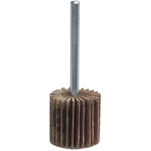 Grind-O-Flex Mini Mounted Flap Wheel, Aluminum Oxide, 60 Grit, 3" x 1/2" x 1/4" PB Rental Co. Ltd.