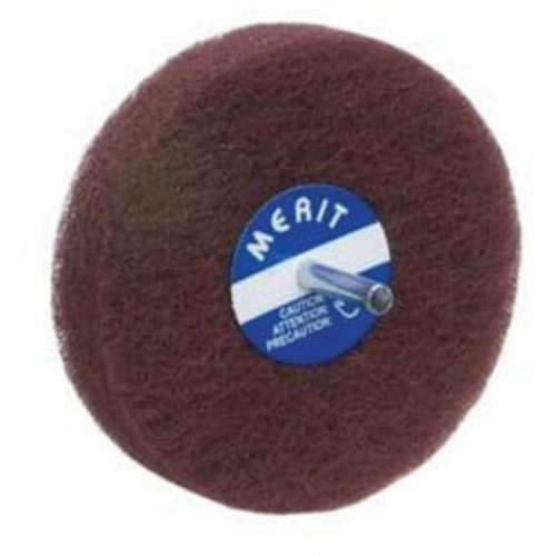 Disques non tiss&eacute;s Abrasotex, 4" dia., Grain Fin, Oxyde d'aluminium PB Rental Co. Ltd.