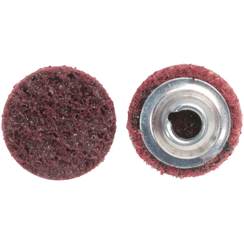 Disque de pr&eacute;paration de surface &agrave; remplacement rapide, 1-1/2" dia., Grain Moyen, Oxyde d'aluminium PB Rental Co. Ltd.